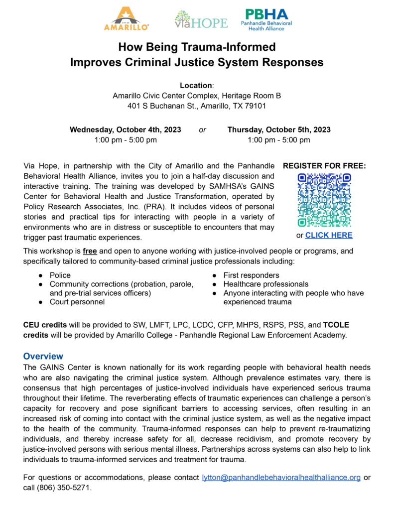 How Being Trauma-Informed Improves Criminal Justice System Responses